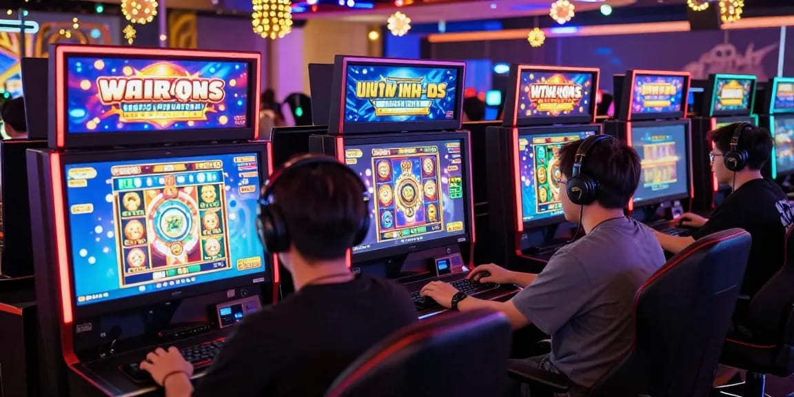 Exciting slot gaming experience at GARUDA55 with vibrant animations and immersive atmosphere.