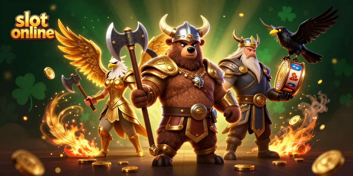 Spin and win with exciting slot online visuals featuring dynamic characters and vibrant elements.