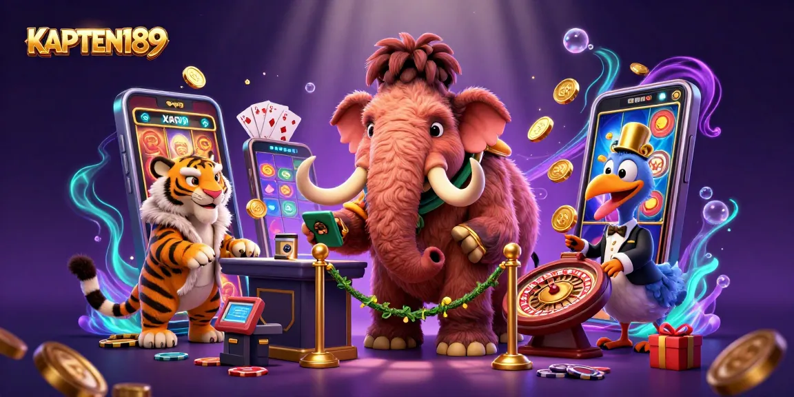 KAPTEN189 tawarkan pengalaman permainan slot online yang mendebarkan dengan bouncer kasino unik dan karakter menarik.