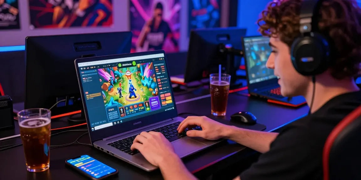 Exciting online gaming scene on Benihtoto platform with player engaged.