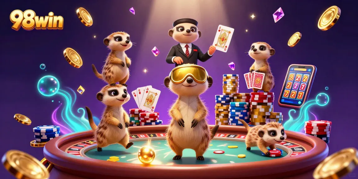 Experience thrilling gameplay at 98win with a vibrant meerkat casino adventure full of action and excitement.
