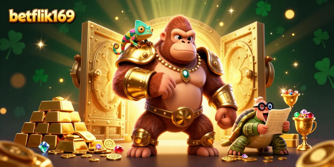 สนุกไปกับการเล่นเกมที่ betflik169 โดยมีตัวละคร 3D สุดมันส์ร่วมแสดงพร้อมกองทองคำในคาสิโน