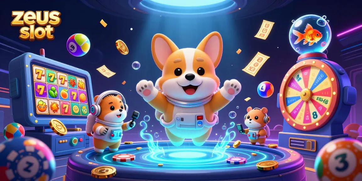 Experience the excitement of zeus slot with vibrant characters and dynamic gaming elements in a thrilling casino scene.