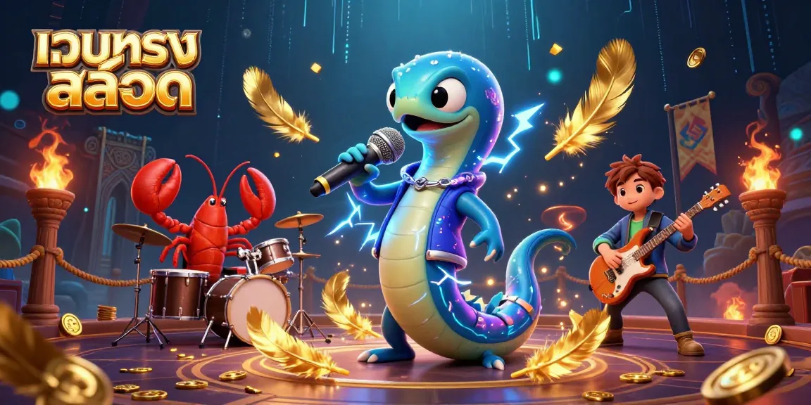 เข้าร่วมการเล่นเกม เว็บตรงสล็อต กับฉากคาสิโนใต้น้ำที่มีสีสัน featuring DJ ไฟฟ้าจระเข้