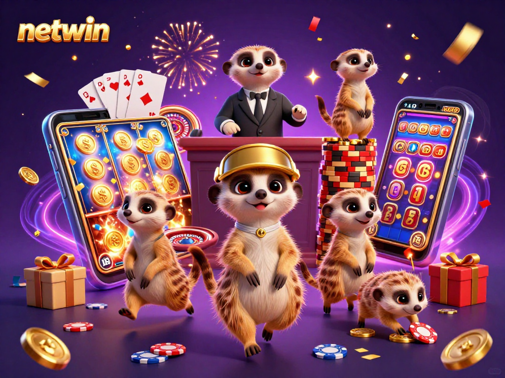 Enjoy thrilling moments at netwin with meerkats running an exciting casino operation.