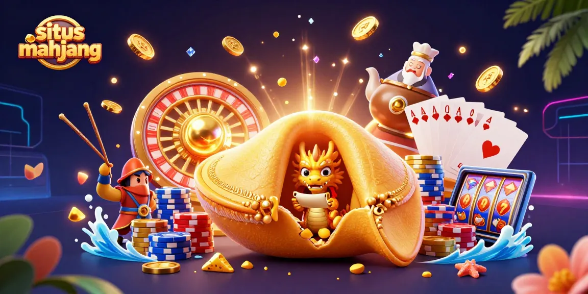 Experience excitement with situs mahjong showcasing vibrant casino elements and engaging characters.