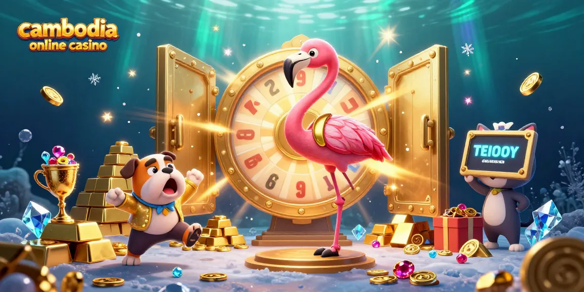 Cambodia online casino scene featuring exciting characters and rich gaming elements.