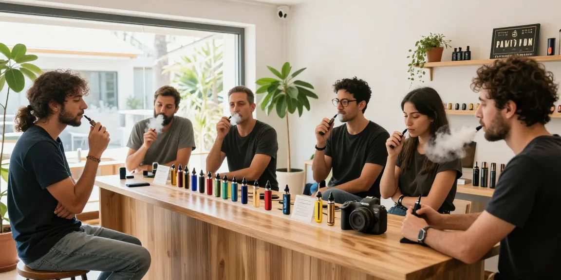 Can you vape in Cyprus? Enjoying lab-tested CBD vape products in a vibrant vape shop with a responsible community atmosphere.