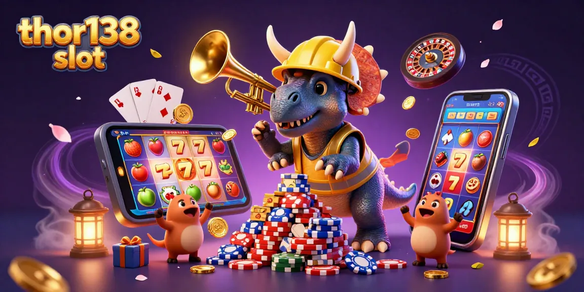 Thor138 slot memukau dengan triceratops dan permainan slot yang menggiurkan.