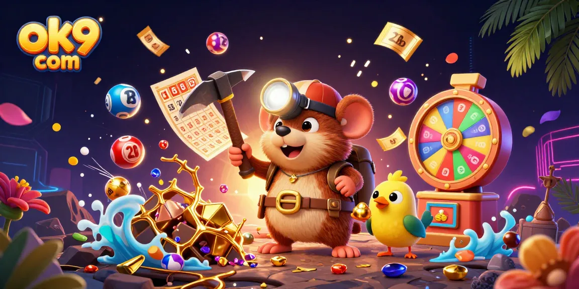 Experience thrilling fun at ok9 com with a vibrant casino adventure featuring colorful lottery games and prizes.