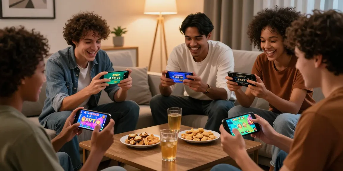 Explore the vibrant mobile gaming experience on https://3pattiworldapp.com.pk/ as friends enjoy 3Patti together in a cozy setting.