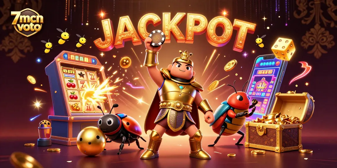 Experience excitement with 7mcn voto as hercules beetle celebrates a huge jackpot victory.