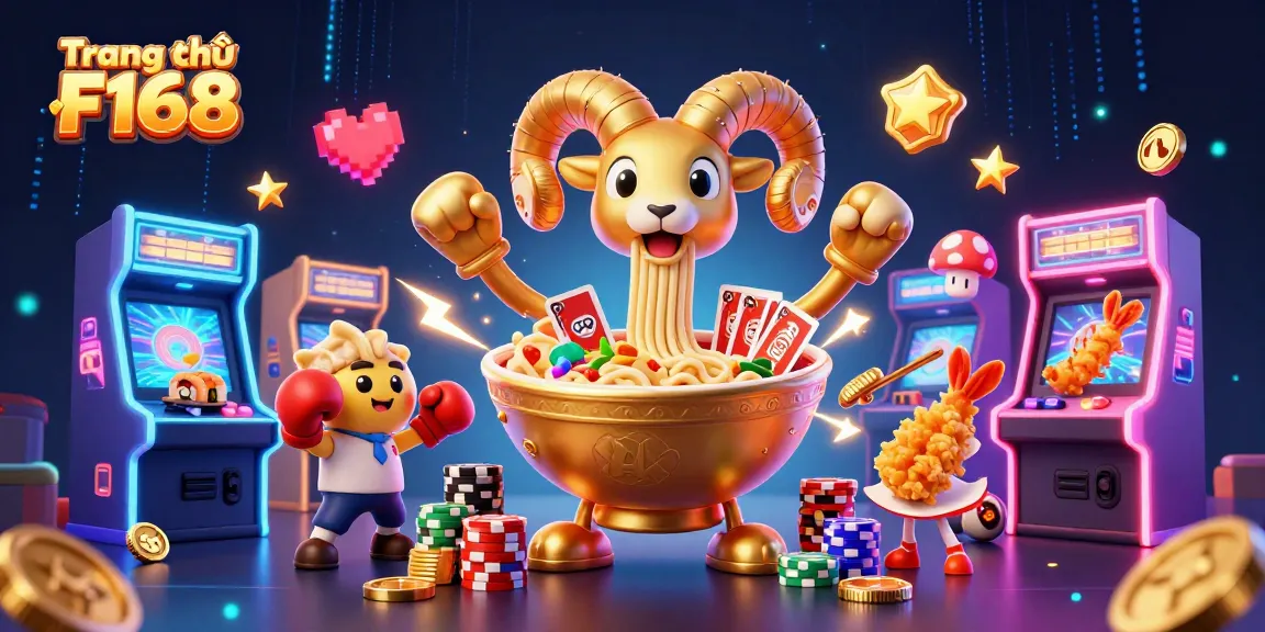 Experience thrilling action at Trang chủ F168 with animated characters in a vibrant casino atmosphere.